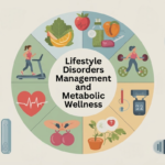 An infographic about health and lifestyle titled "Lifestyle Disorders Management and Metabolic Wellness